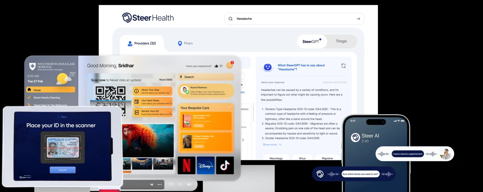 Steer Health product suite
